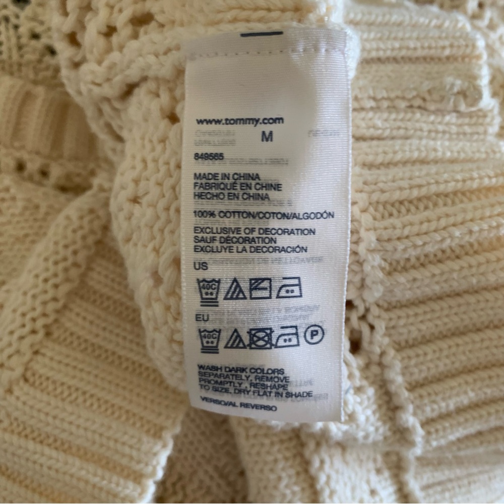Tommy Hilfiger Cable Knit Sweater cream - Picture 7 of 13